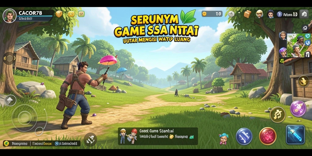 Tampilan gameplay <strong>CACOR78</strong> yang seru dan penuh warna.