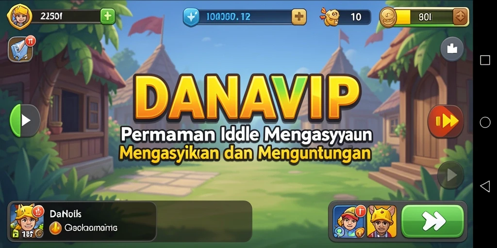 Gameplay menarik dalam DANAVIP dengan berbagai karakter dan strategi.