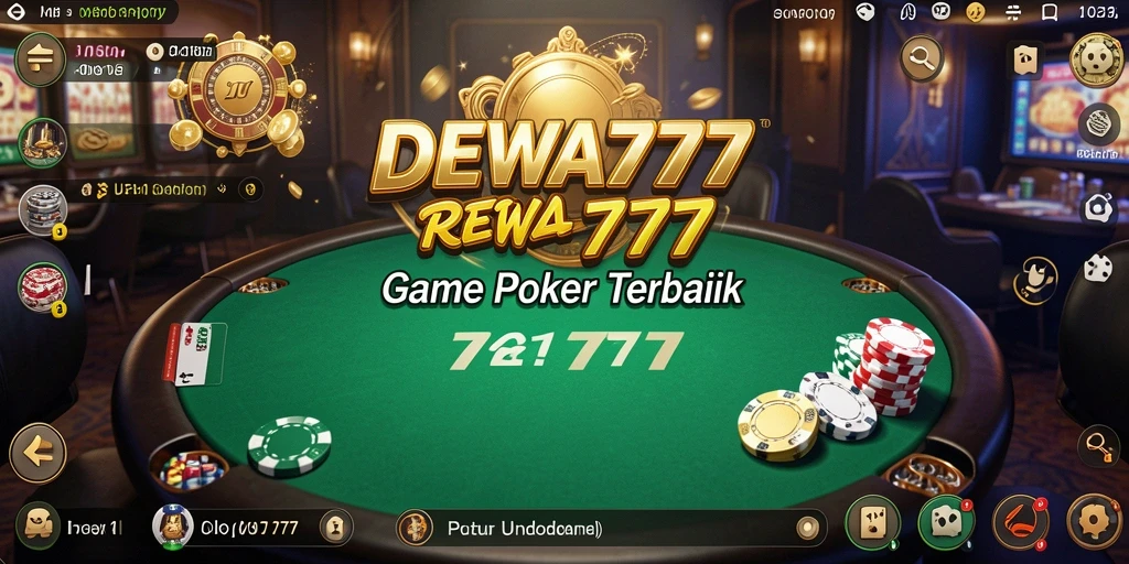 Tampilan gameplay DEWA777 yang menarik dan seru saat bermain Poker.