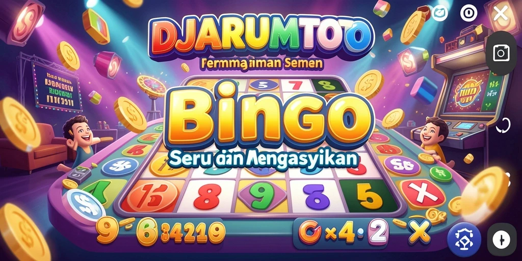 Tampilan gameplay menarik dari DJARUMTOTO yang penuh warna.