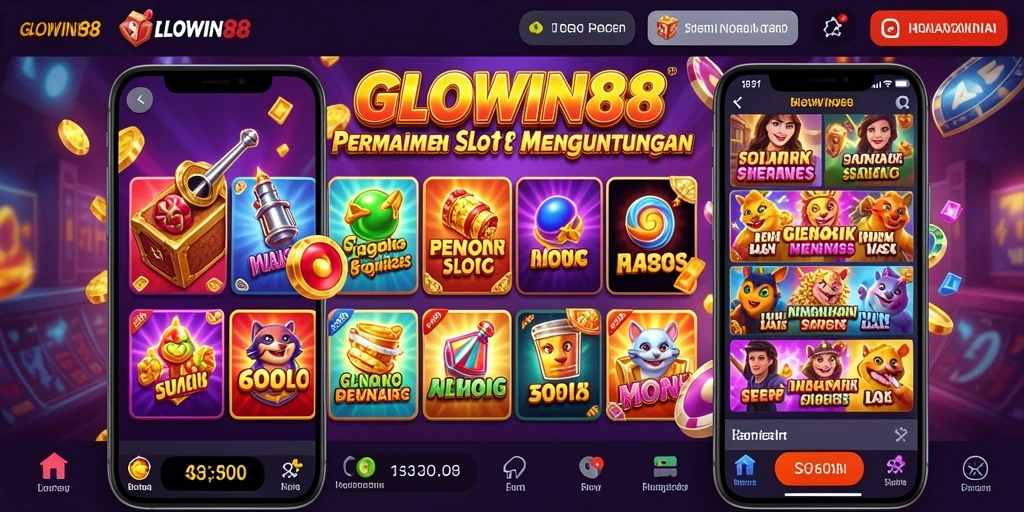 Tampilan gameplay menarik dari GLOWIN88 dengan tema slot yang beragam.