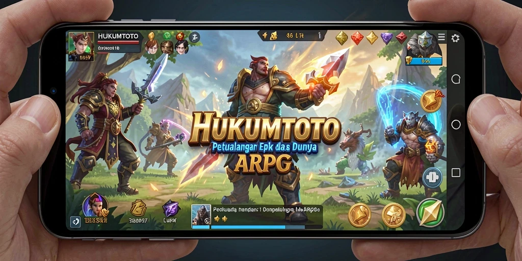 Tampilan gameplay epic di HUKUMTOTO dengan grafik yang memukau.