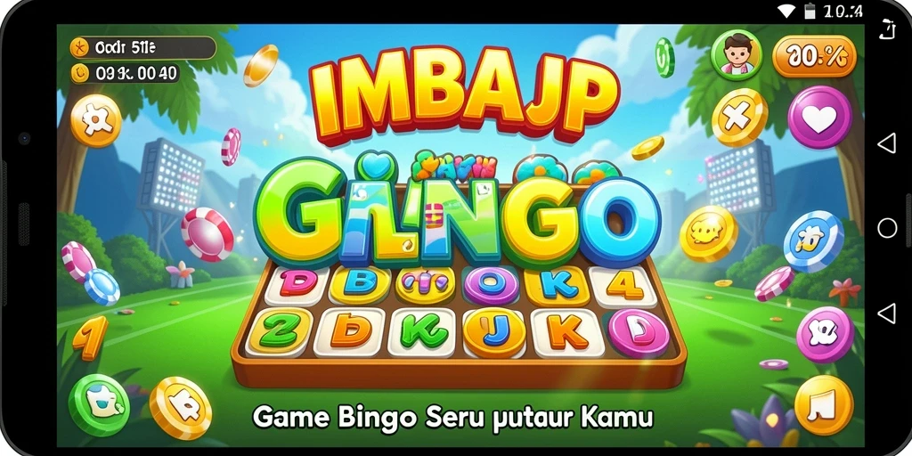 Tangkapan layar gameplay IMBAJP yang penuh keseruan saat bermain Bingo.