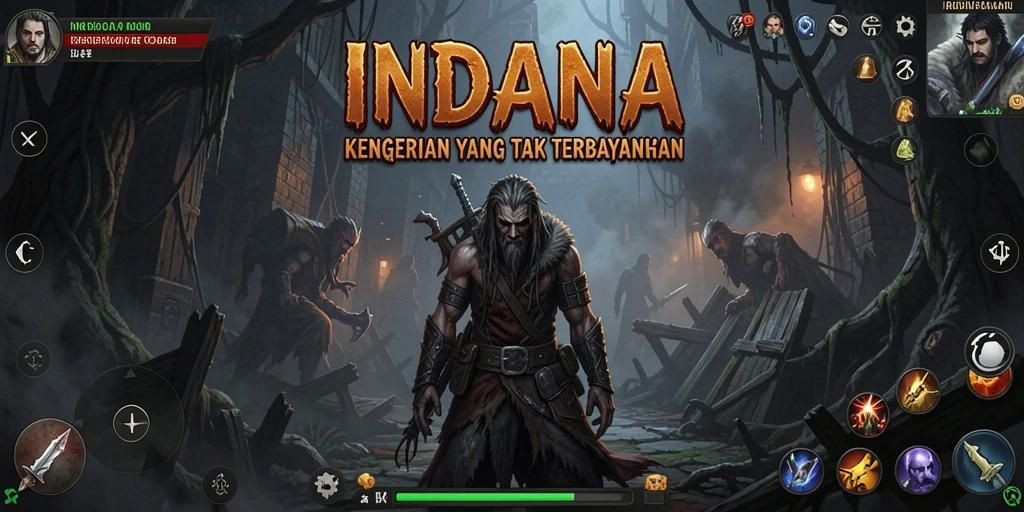 Tampilan gameplay menegangkan dengan atmosfer Horror yang mencekam.