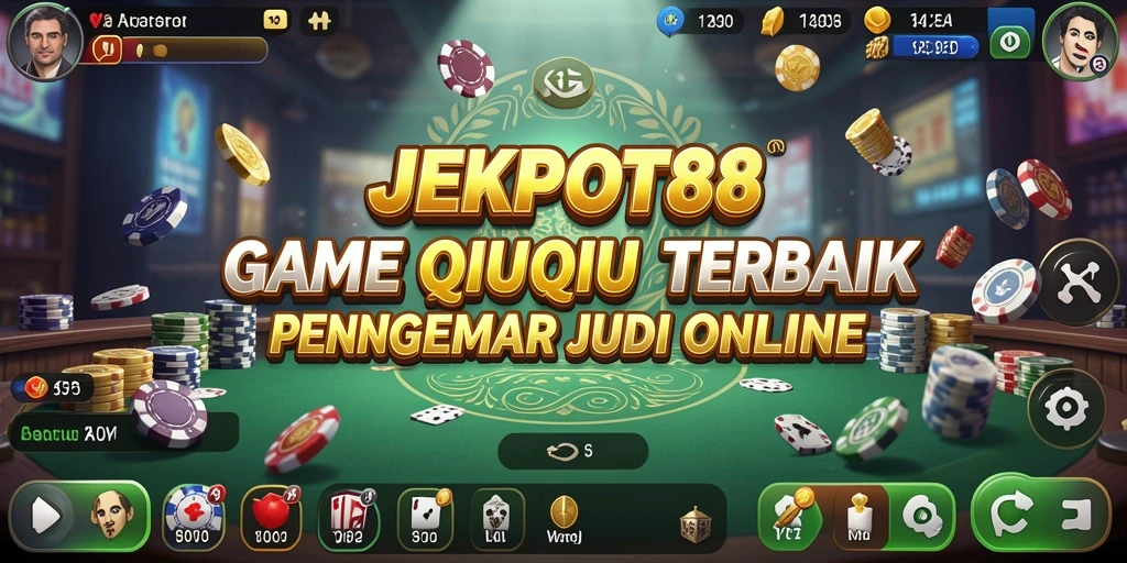 Tangkapan layar JEKPOT88 menampilkan gameplay QiuQiu yang seru dan interaktif.