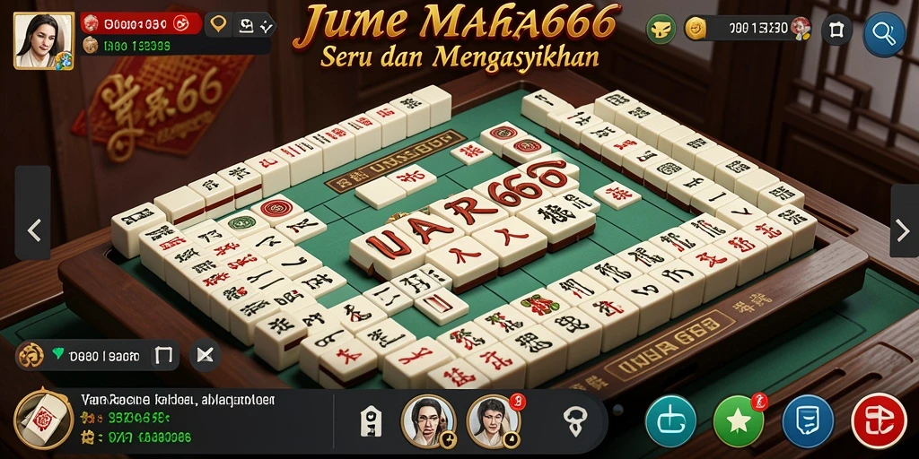 Screenshot JUARA666 yang menunjukkan gameplay Mahjong yang menarik.