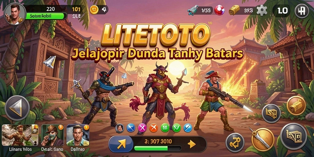 Screenshot menampilkan pemain menjelajahi dunia LITETOTO yang luas dan menakjubkan.
