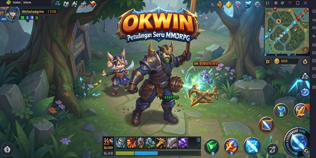 Gameplay seru dan interaktif di dunia fantastis OKWIN.