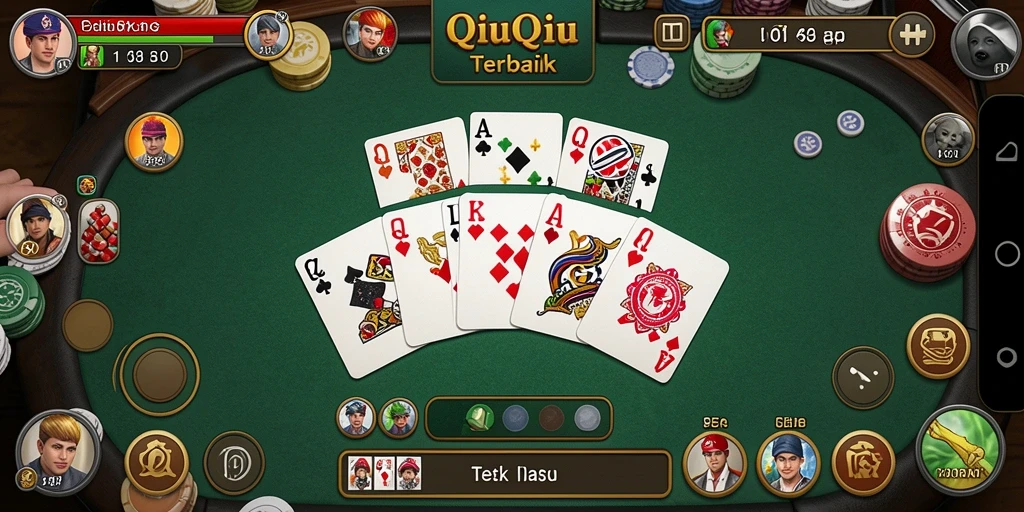 Screenshot PAKARJP menampilkan gameplay seru dari QiuQiu.
