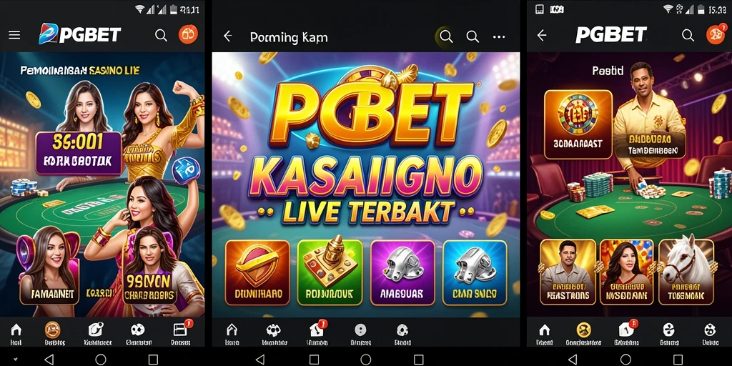 Tangkapan layar dari gameplay Live Casino yang mengasyikkan di PGBET.