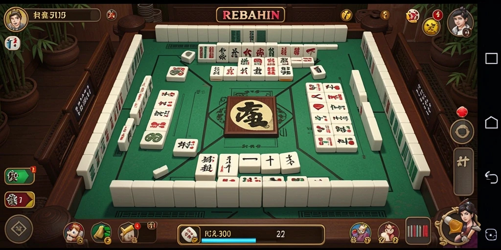 Tampilan gameplay seru di REBAHIN yang menantang.