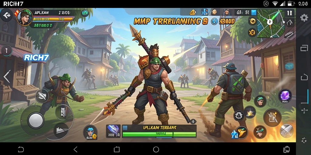 Tampilan antarmuka RICH7 yang menarik dan fungsional.