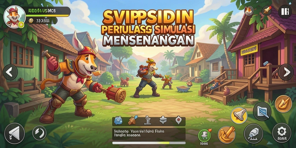 Tampilan gameplay <strong>SVIPSIDN</strong> yang menarik dengan karakter dan lingkungan yang hidup.