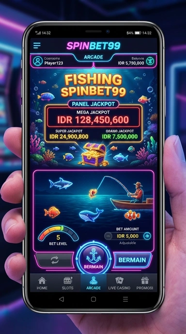 Tampilan antarmuka aplikasi spinbet99 yang menarik.